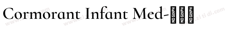 Cormorant Infant Med字体转换